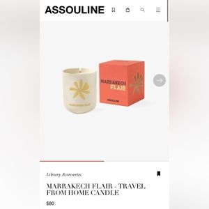 Assouline Travel from Home Marrakech Flair Candle